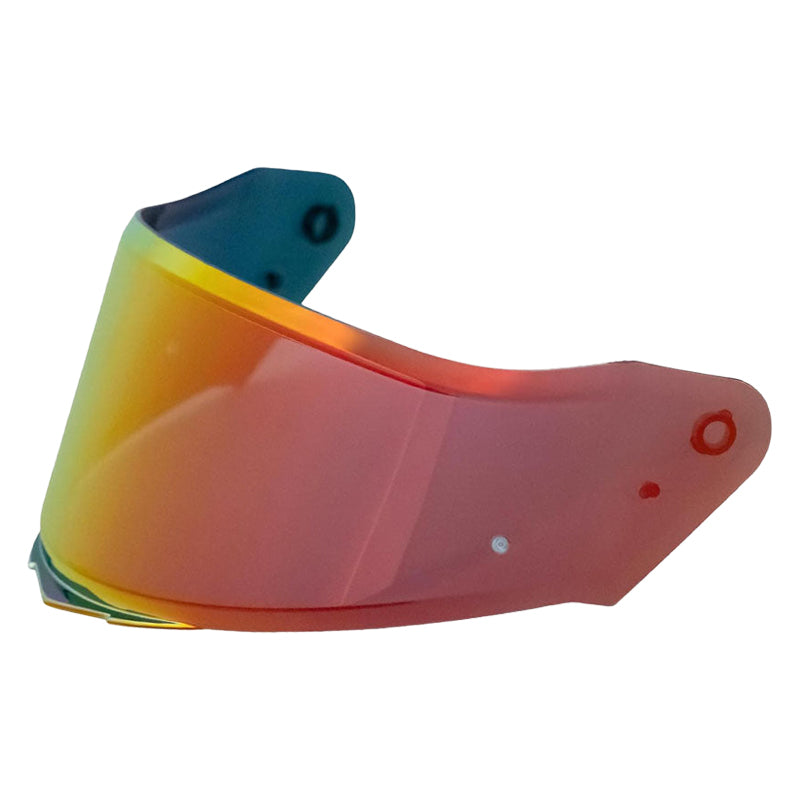 SR6 Motorcycle Helmet Visor REVO Red Mirror