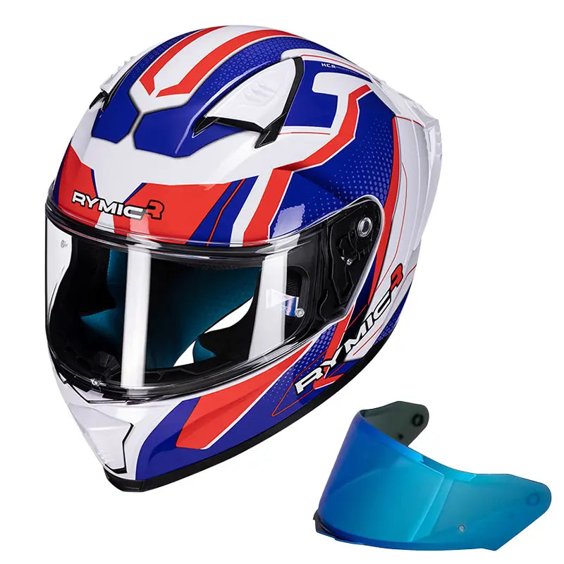 SR6 Full Face Helmet – Rebellion Red/Blue