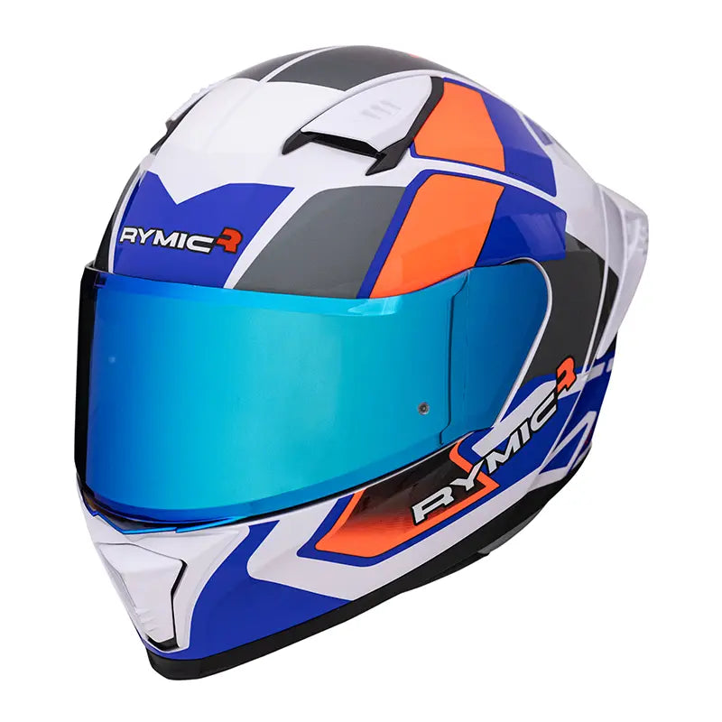 SR6 Full Face Helmet – Velocity Blue/Orange