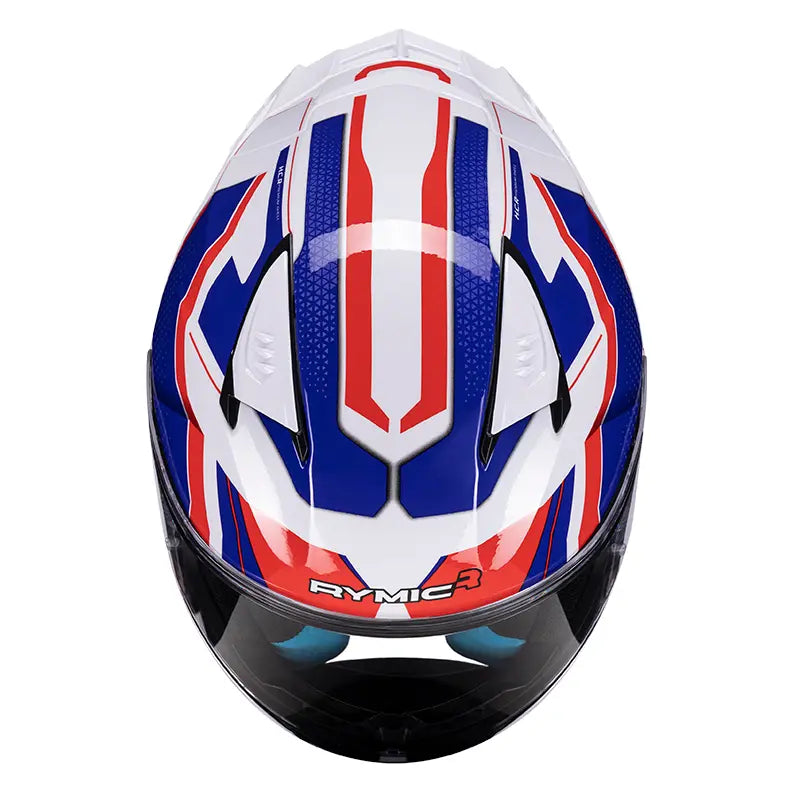 SR6 Full Face Helmet – Rebellion Red/Blue