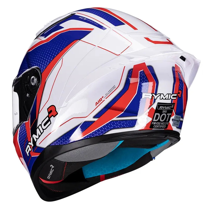 SR6 Full Face Helmet – Rebellion Red/Blue