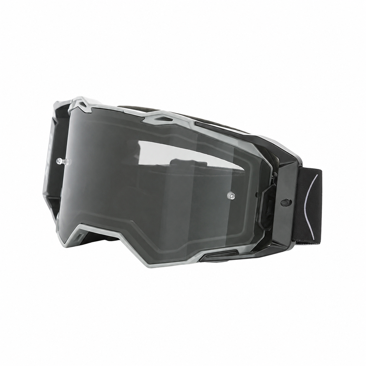 X60 Dual Sport Gafas de Motocross – Lente Ahumada Oscura