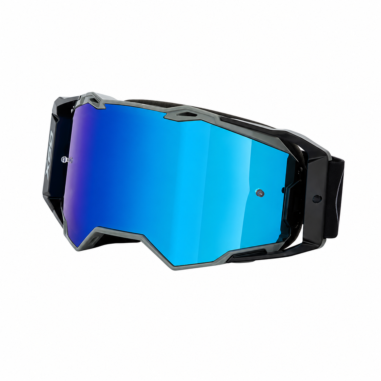 X60 Dual Sport Gafas de Motocross – Lente REVO Espejo Azul