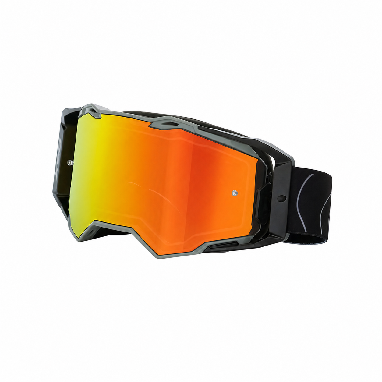 X60 Dual Sport Gafas de Motocross – Lente REVO Espejo Rojo