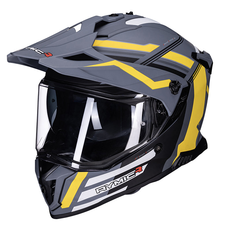 X60 Dual Sport ADV Motorcycle Helmet Onyx & Gold Pathfinder