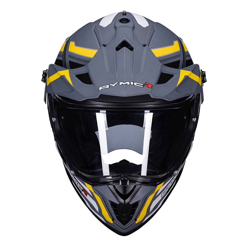 X60 Dual Sport ADV Motorcycle Helmet Onyx & Gold Pathfinder