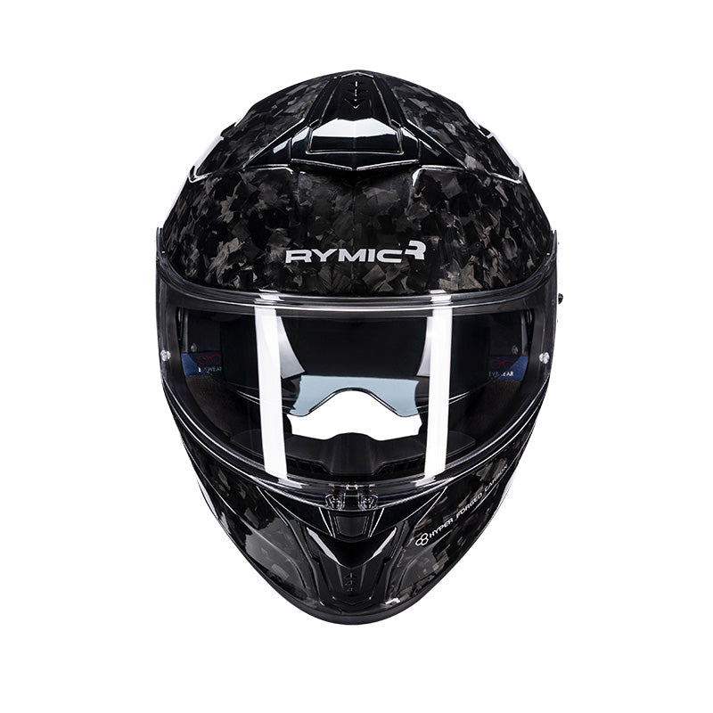 S-GT Full Face Motorcycle Helmet with Carbon Fiber Shell Mirror-Forged Grain Black