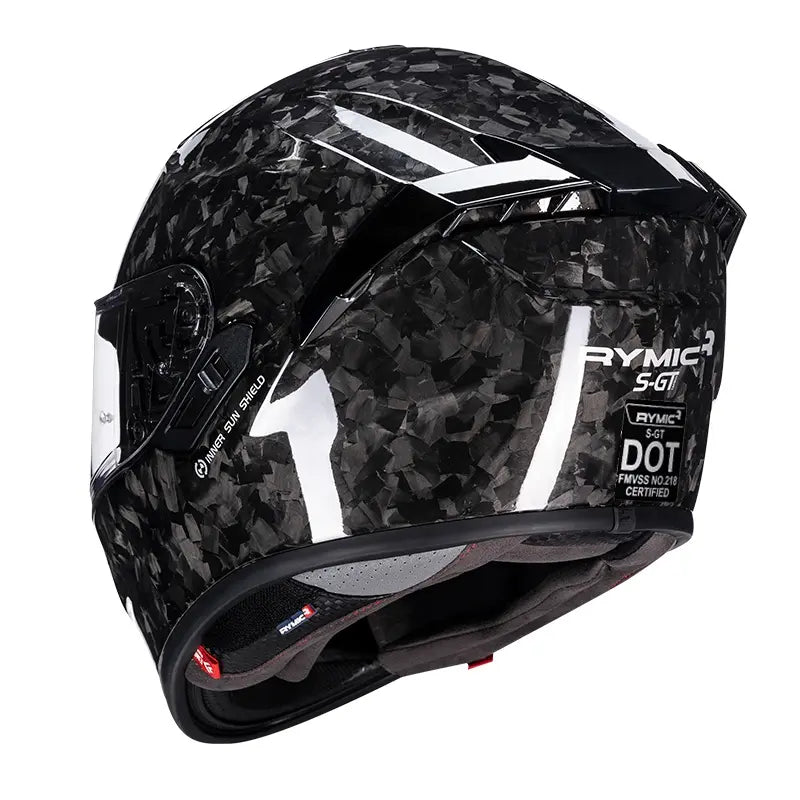 S-GT Carbon Fiber Full Face Helmet – Gloss Black