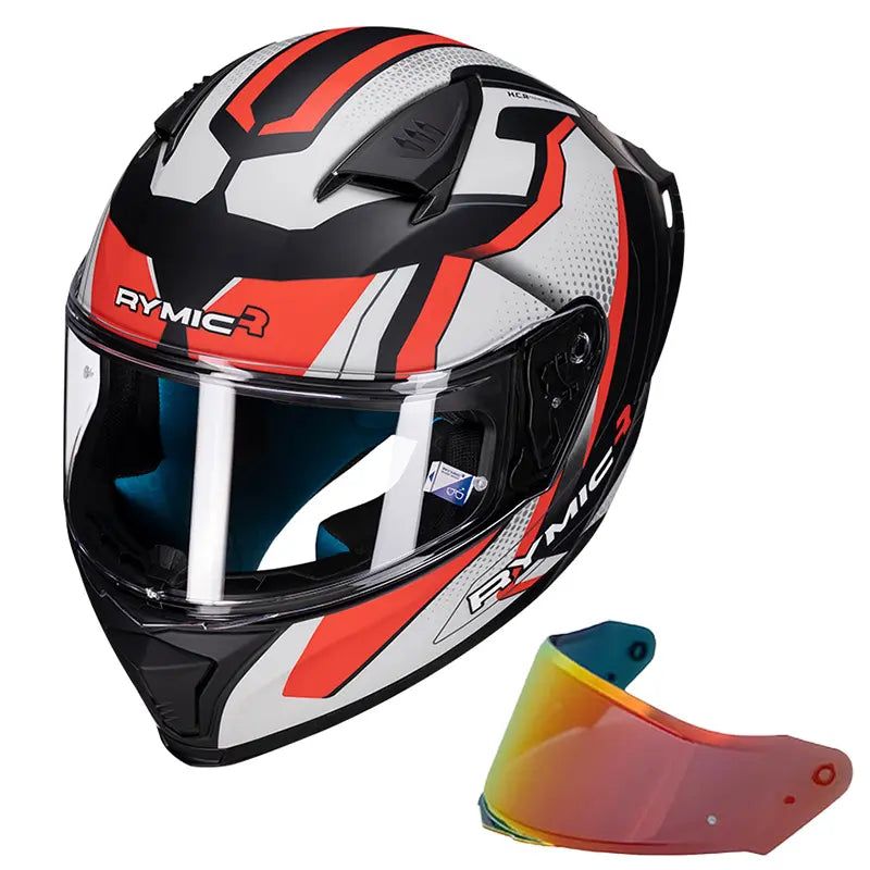 SR6 Full Face Helmet – Rebellion Red/Gray