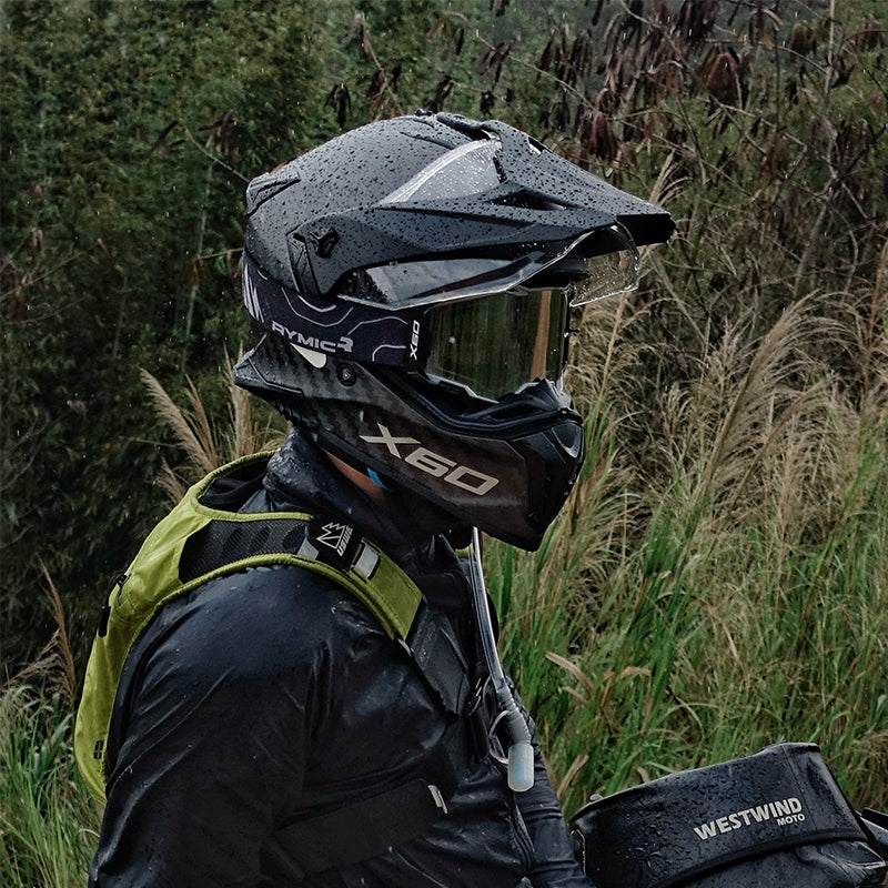X60 Dual Sport Gafas de Motocross – Lente REVO Espejo Azul